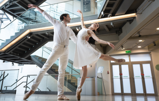 Ballet dancers Alvaro Madrigal Arenilla and Ayca Anil