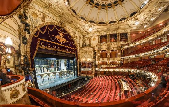 The interior of the London Coliseum, home to English National Opera